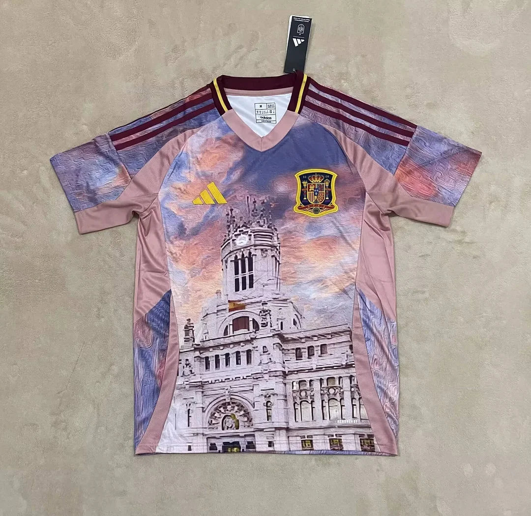 2024 Spanien Heim-Fußballtrikot 1:1 Thailändische Qualität