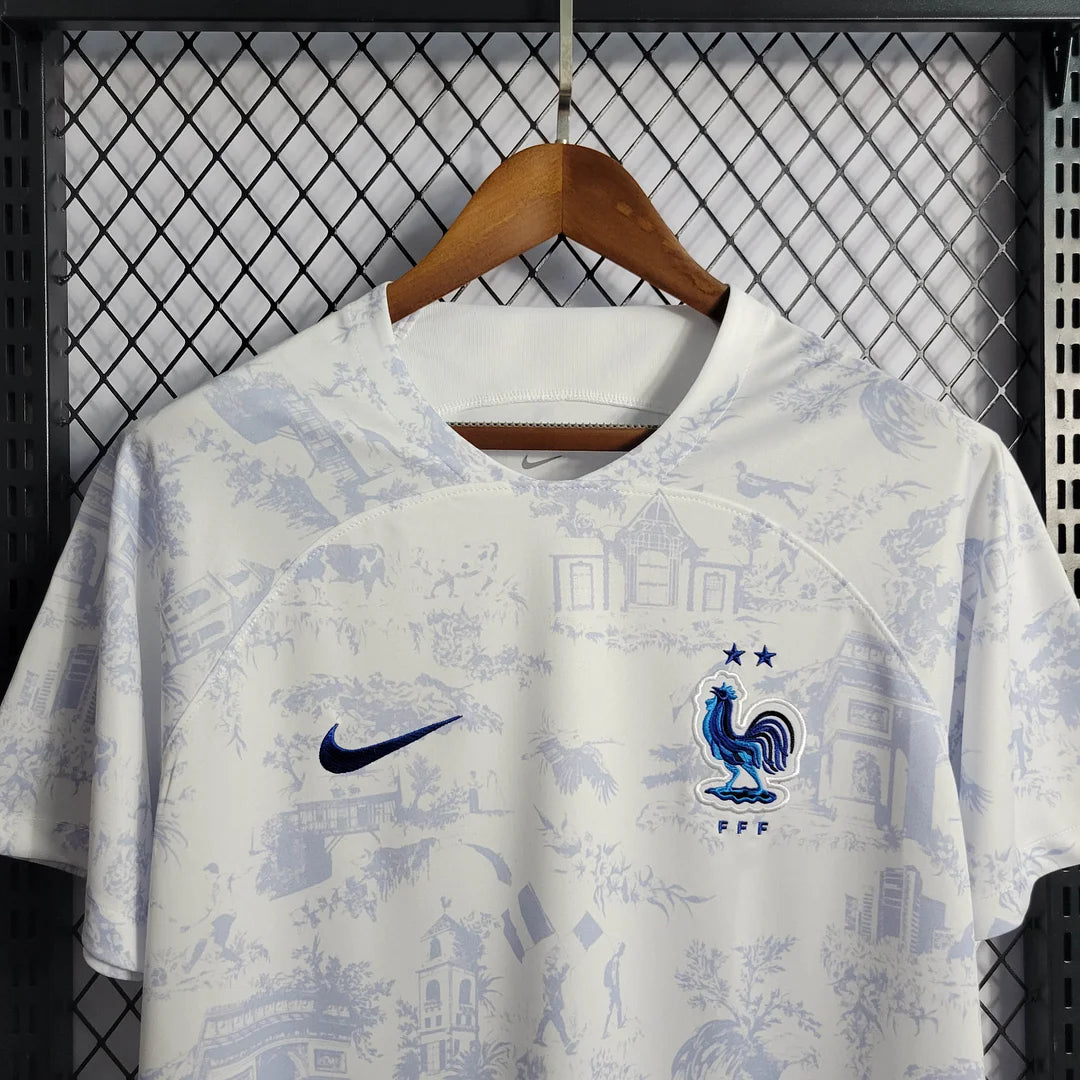 2022 FIFA World Cup France Away Football Shirt White