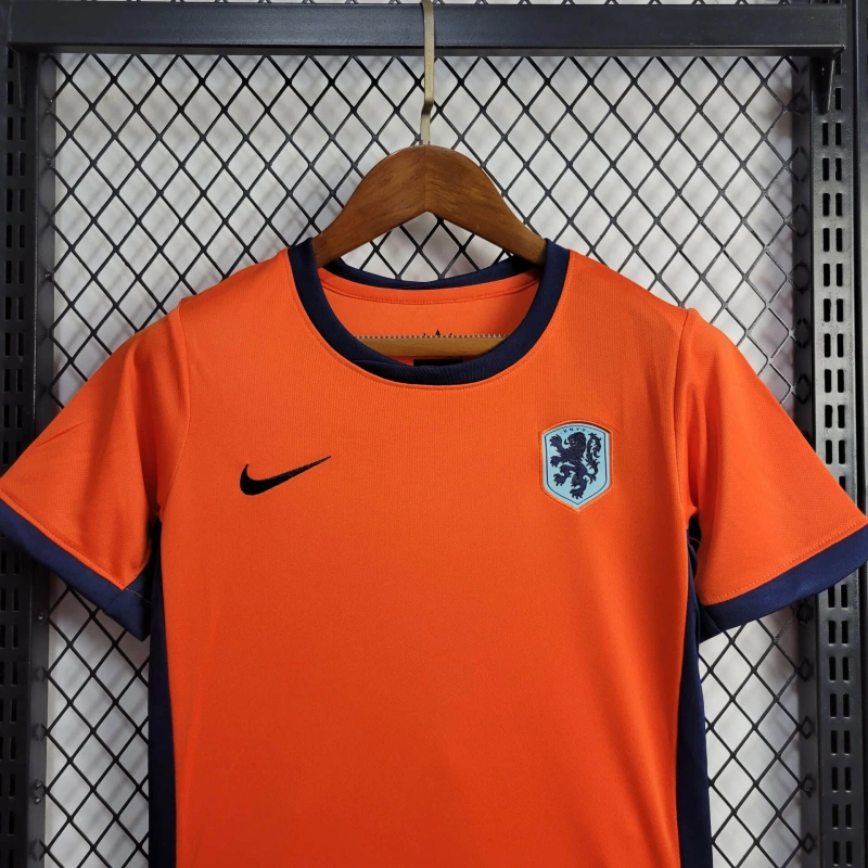 2024 Netherlands Home Football Shirt 1:1 Thai Quality Kids Size
