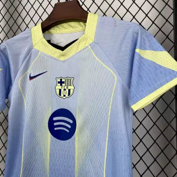 2025/2026 Kids Size Barcelona Special Edition Blue Football Shirt