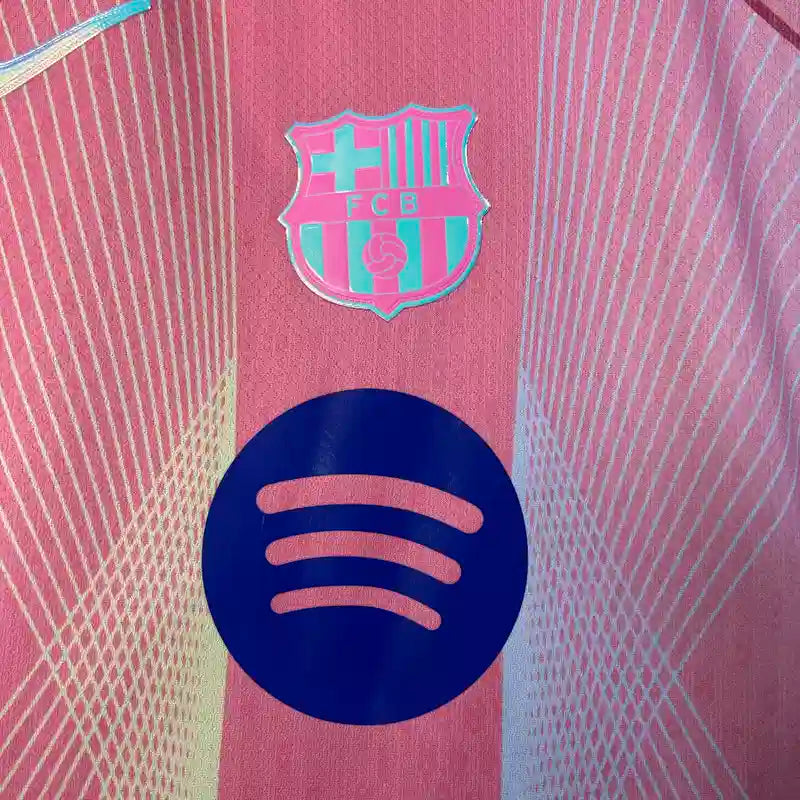 2025/2026 Kids Size Barcelona Special Edition Pink Football Shirt