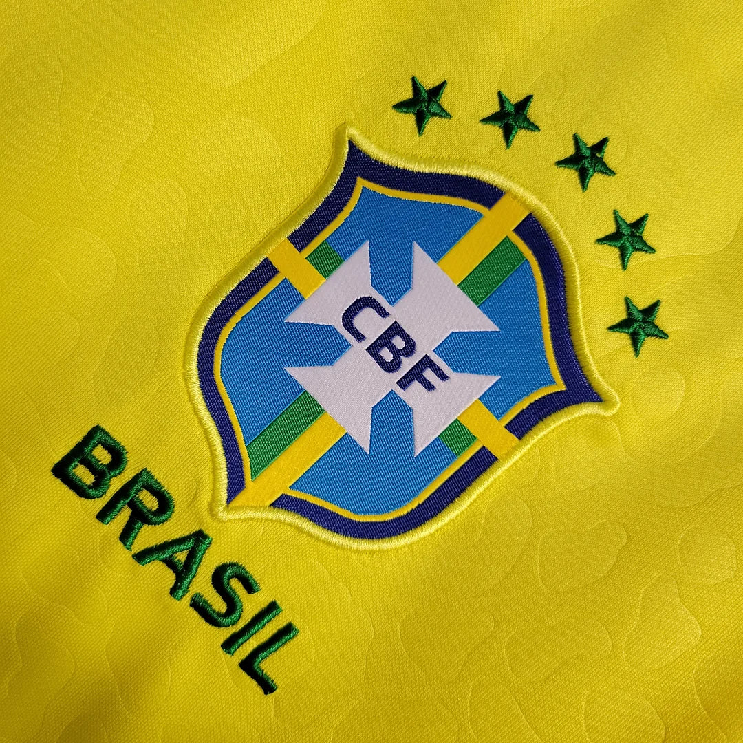 2022 World Cup Brazil Home Soccer Jersey