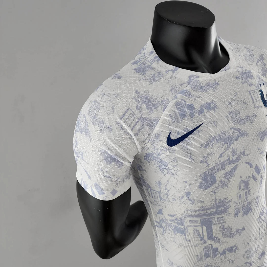 2022 FIFA World Cup France Away Football Shirt White - Player Version