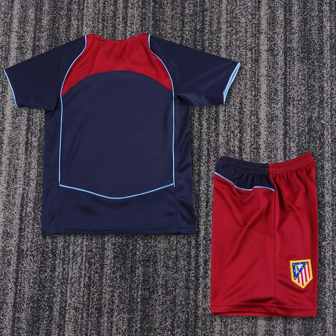 2004/2005 Retro Atletico Madrid Away Football Shirt Kids Size 1:1 Thai Quality