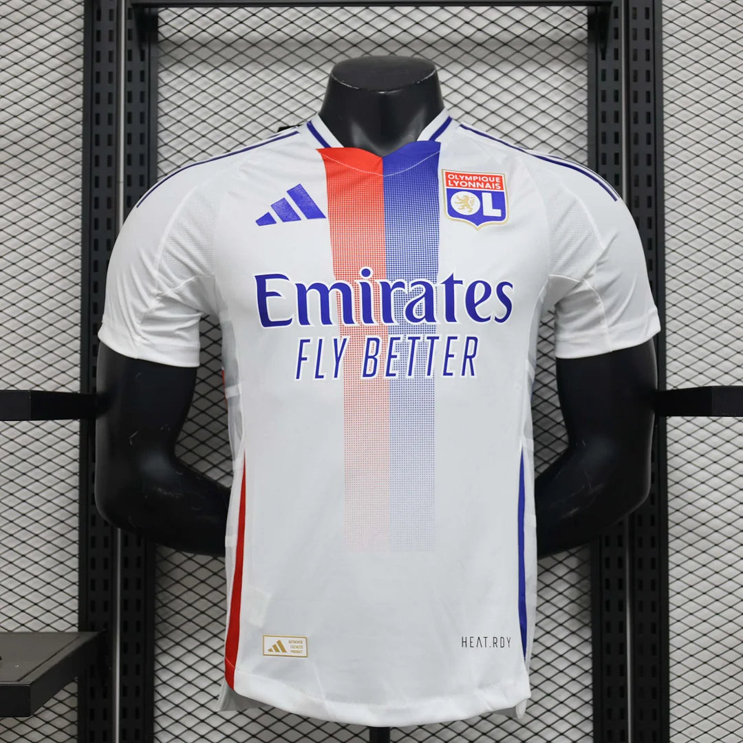 2024/2025 Lyon Home Football Shirt - Player Version