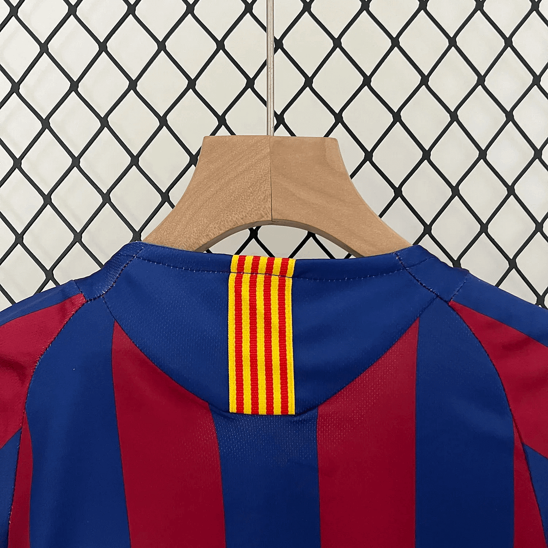 2005/2006 Retro-Fußballtrikot Barcelona Home in Kindergröße, 1:1, Thai-Qualität
