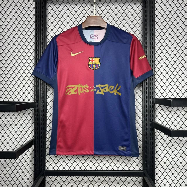 Barcelona x Travis Scott 24/25 Football Jersey Fan Version