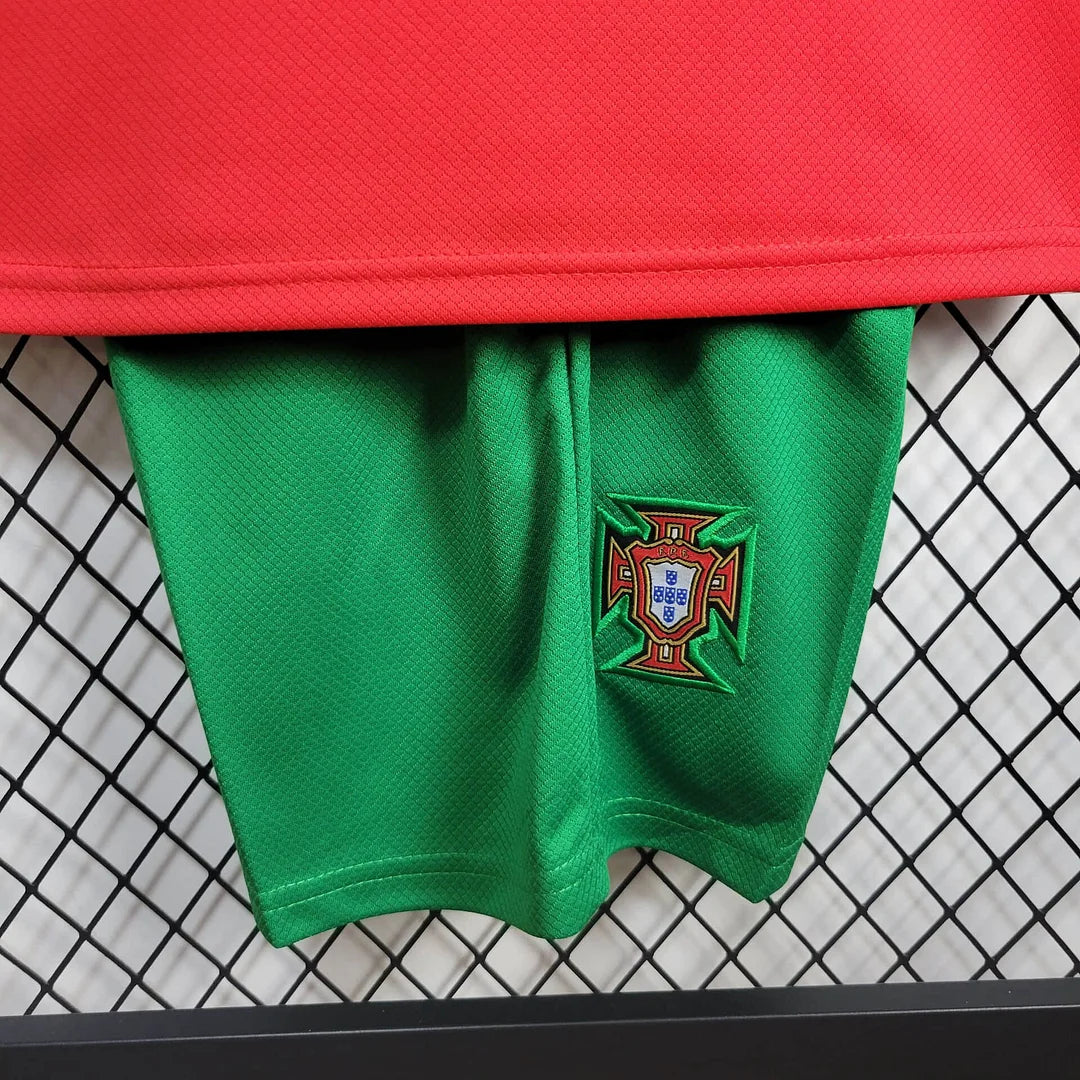 2024 Portugal Home Football Shirt Kids Size 1:1 Thai Quality