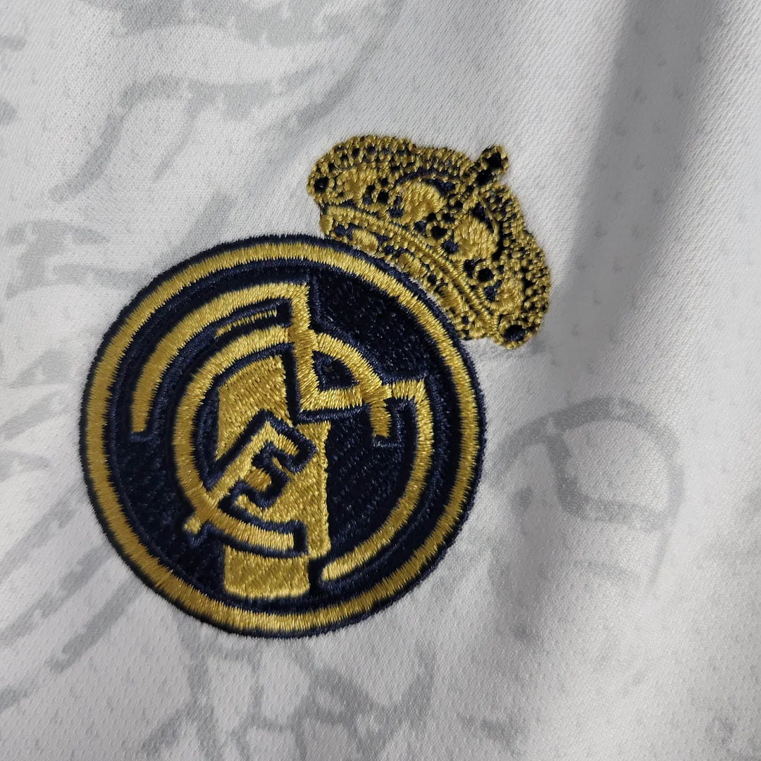 2022/2023 Real Madrid Chinese Dragon Football Shirt White