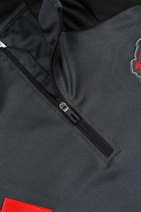 2024/2025 Manchester United Half-Pull Tracksuit Black
