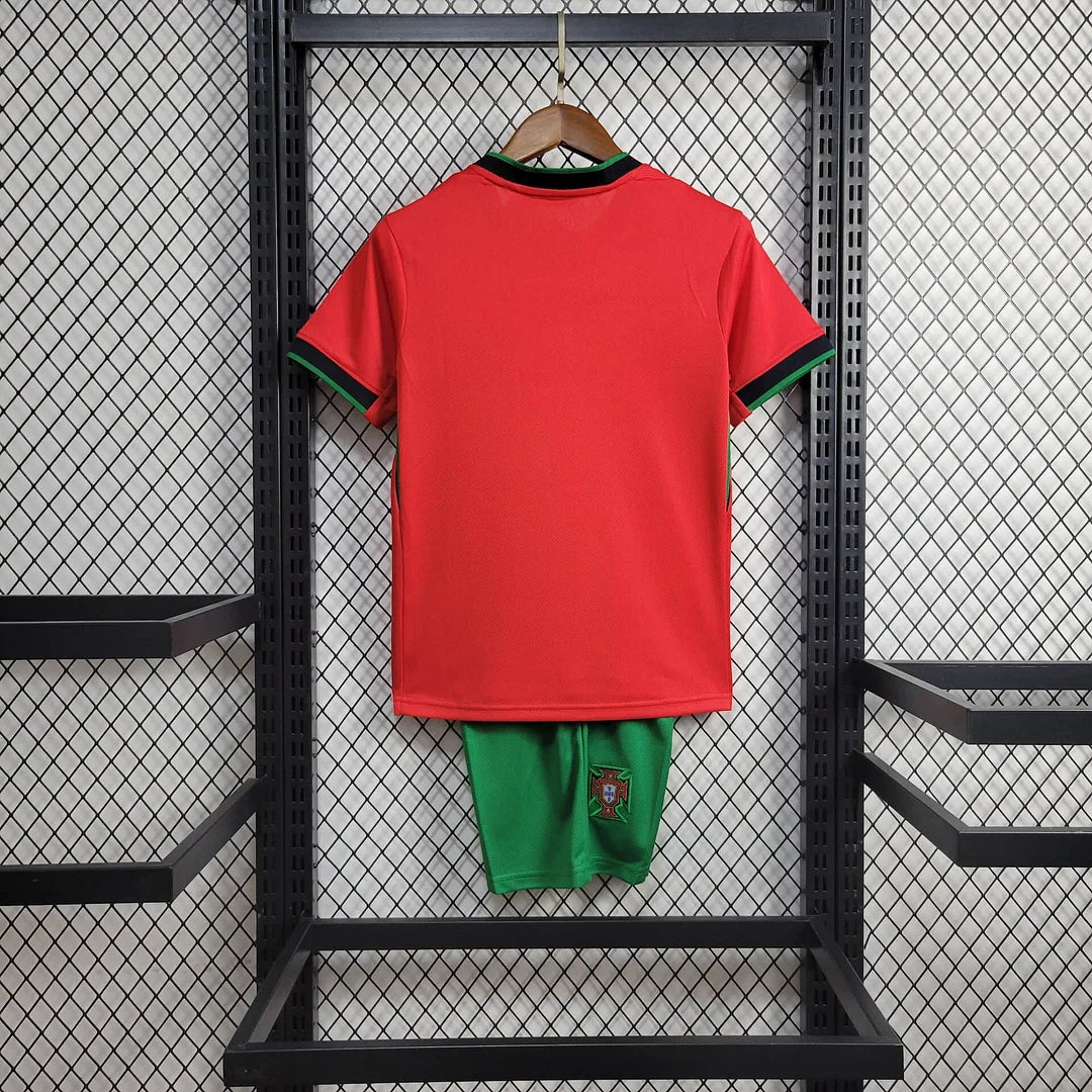2024 Portugal Home Football Shirt Kids Size 1:1 Thai Quality