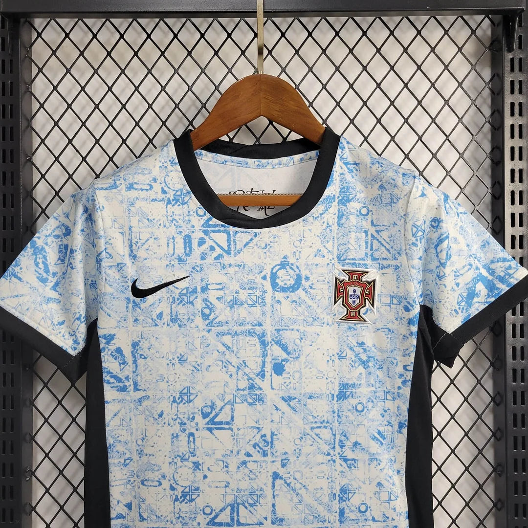 2024 Portugal Away Football Shirt Kids Size 1:1 Thai Quality