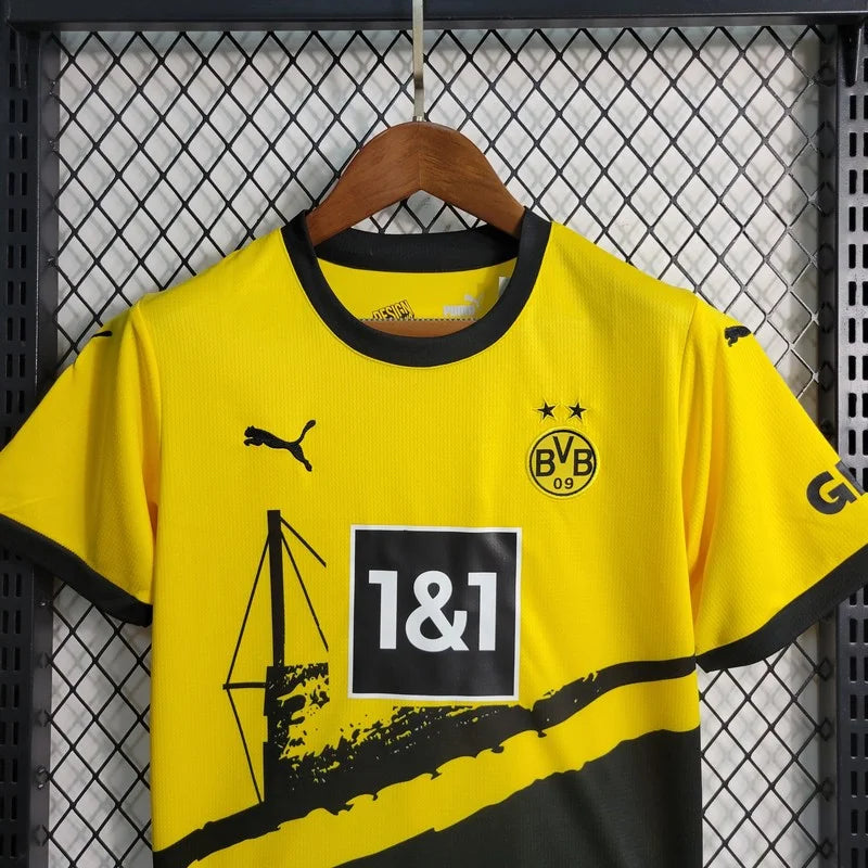 2023/2024 Kids Size Dortmund Home Football Shirt