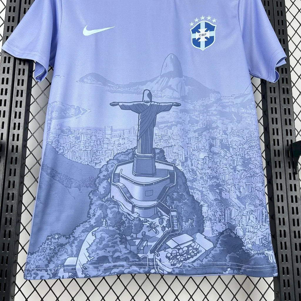 2025 Brazil Special Edition Purple Football Shirt