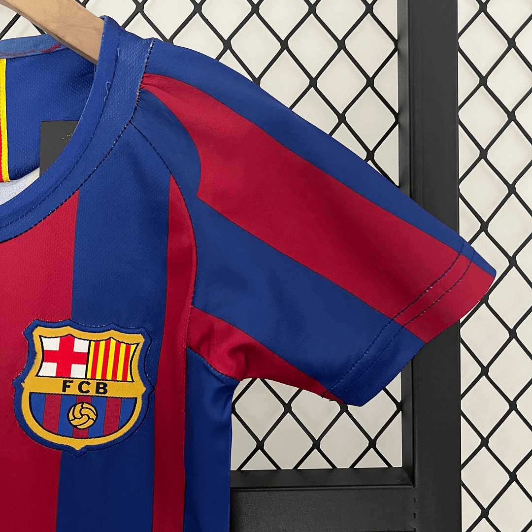 2005/2006 Retro-Fußballtrikot Barcelona Home in Kindergröße, 1:1, Thai-Qualität