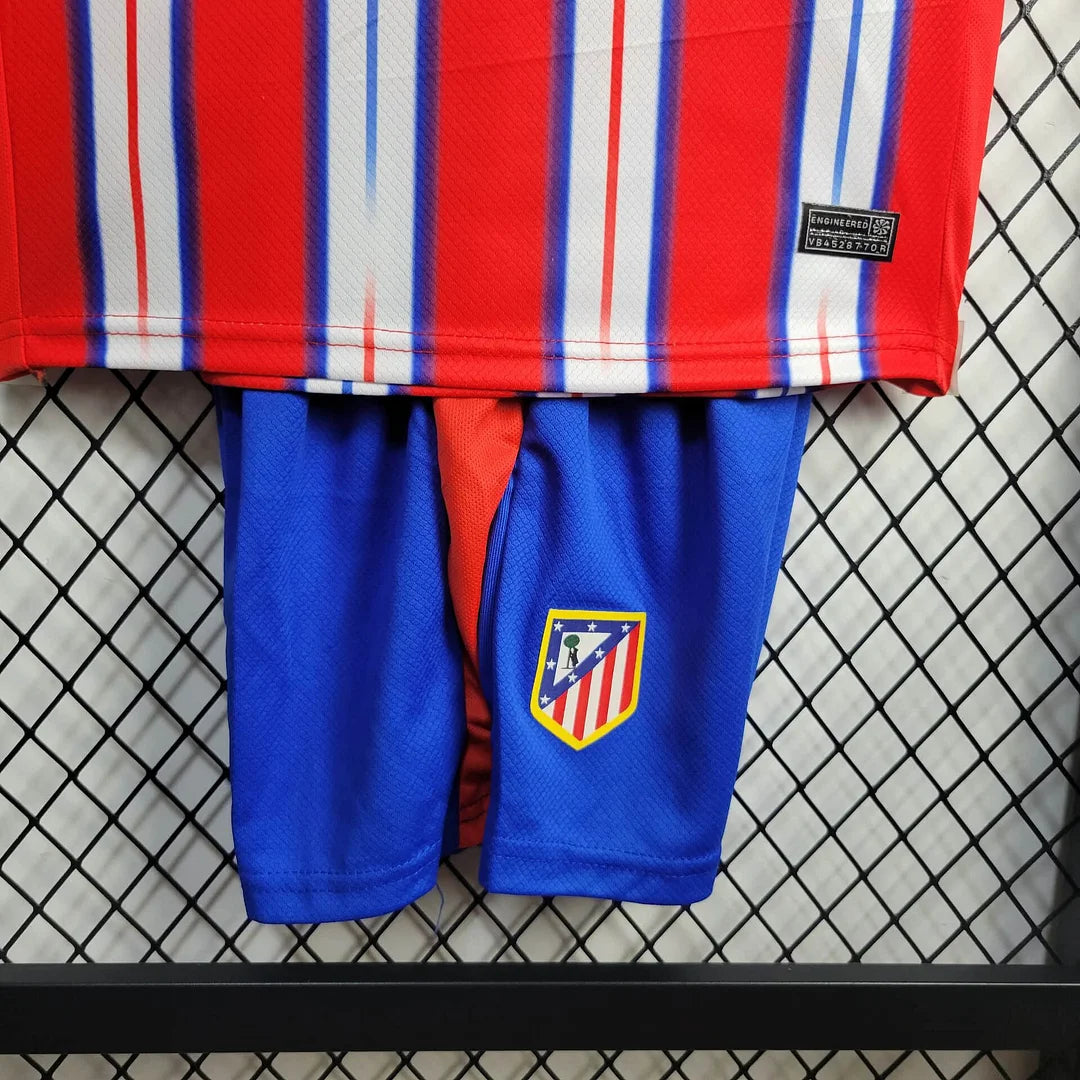 2024/2025 Atletico Madrid Home Football Shirt Kids Size 1:1 Thai Quality