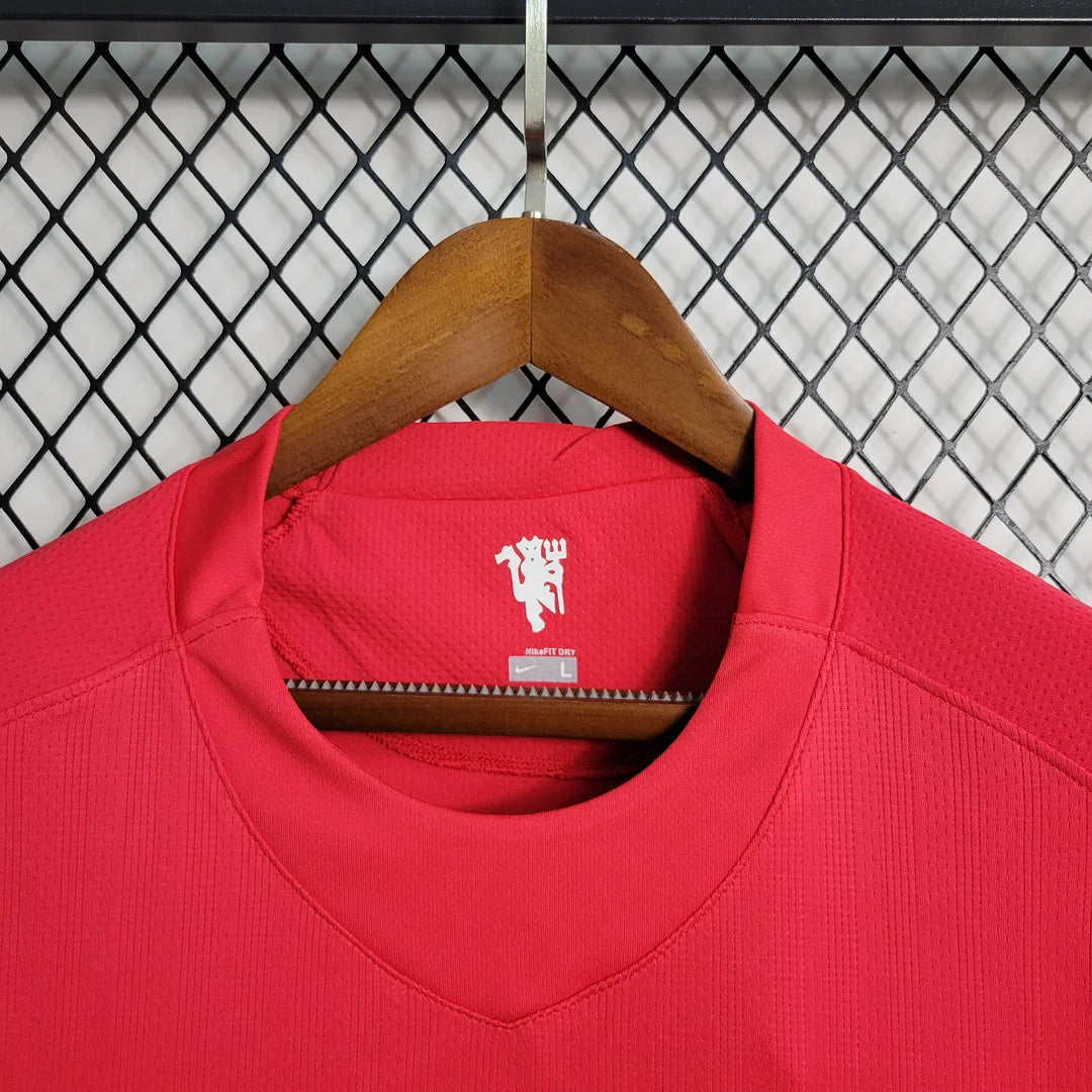 2007/2008 Retro Manchester United Home Champions League Edition Football Shirt 1:1 Thai Quality