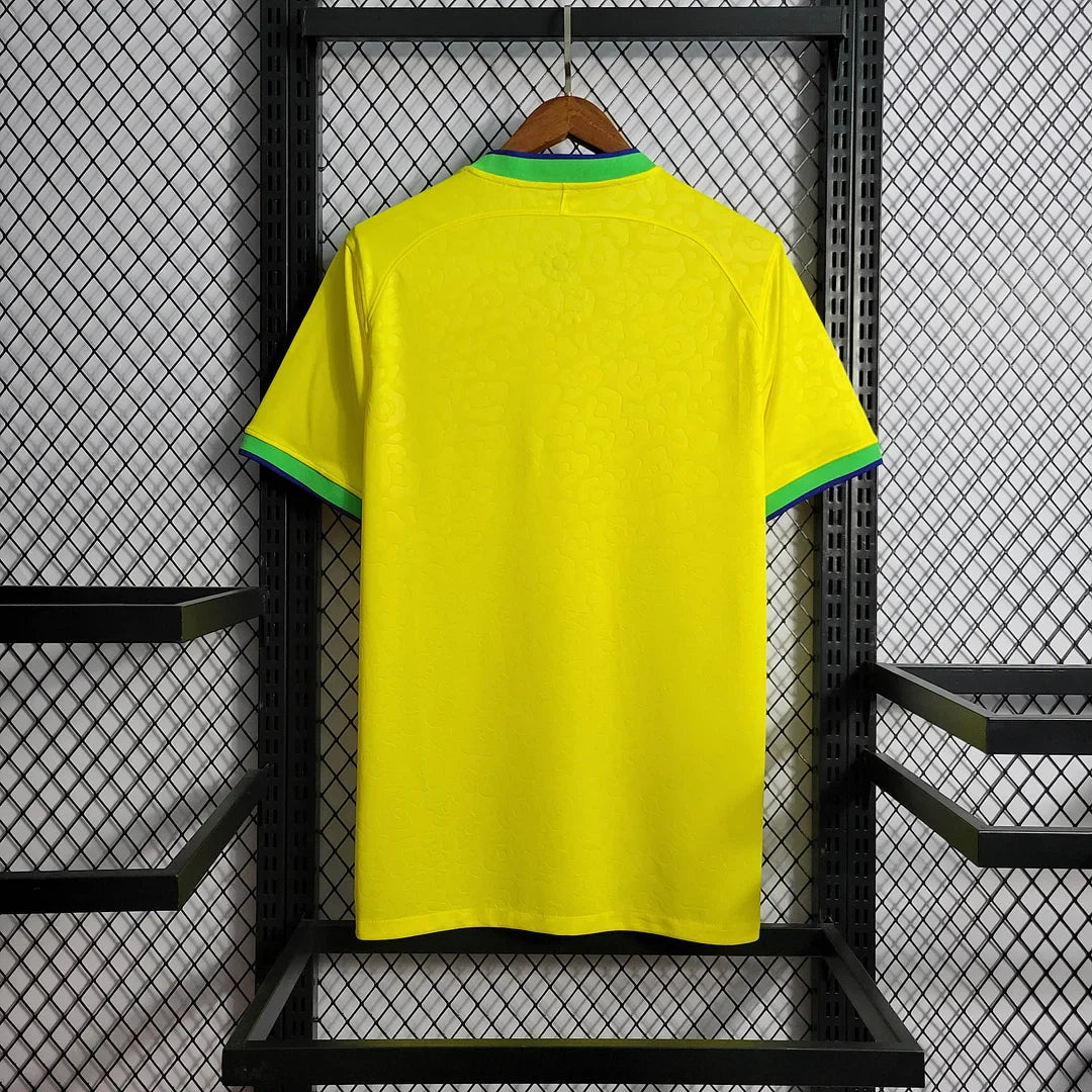 2022 World Cup Brazil Home Soccer Jersey