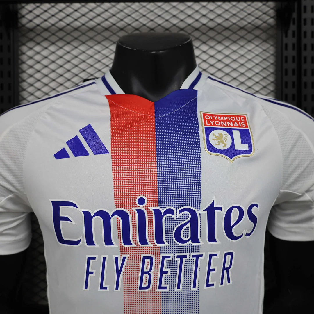 2024/2025 Lyon Home Football Shirt - Player Version