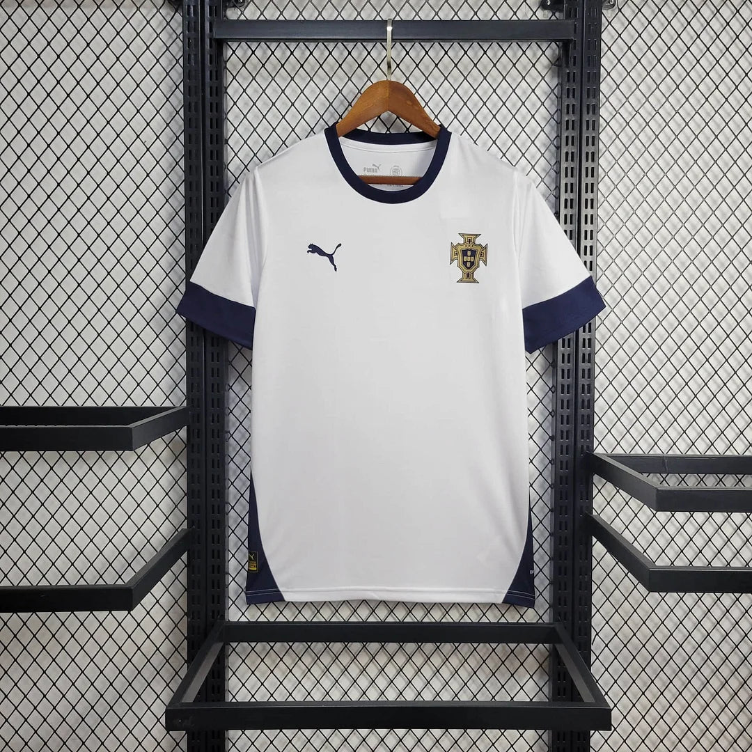 2025 Portugal Training Wear Football Shirt White