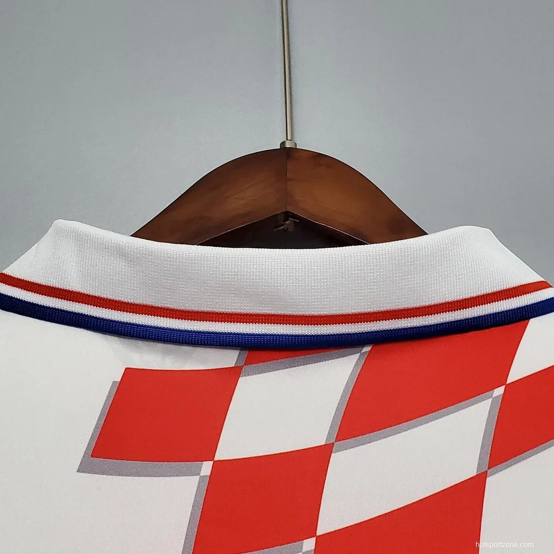 1998 Retro FIFA World Cup Croatia Home Soccer Shirt