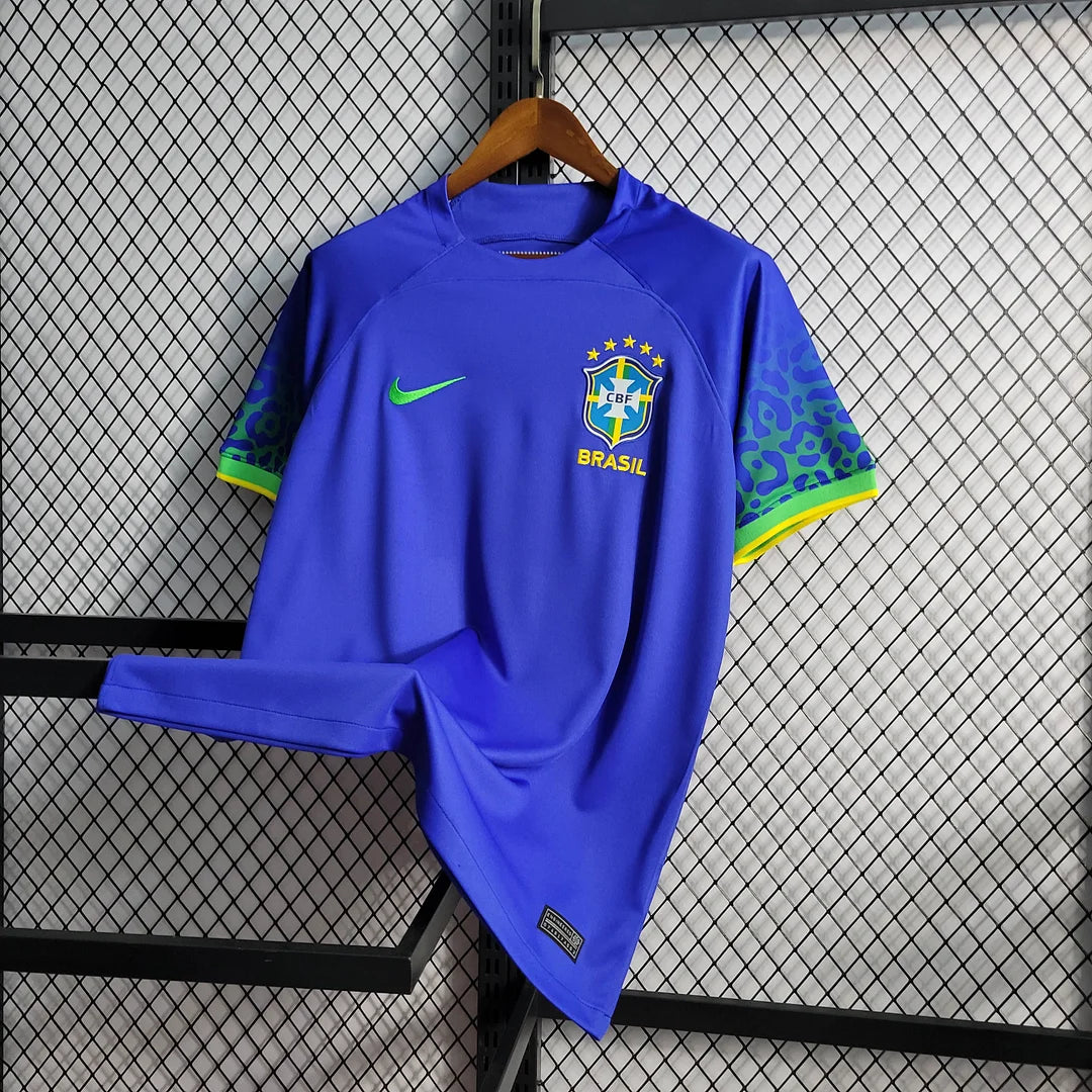 2022 World Cup Brazil Away Soccer Jersey