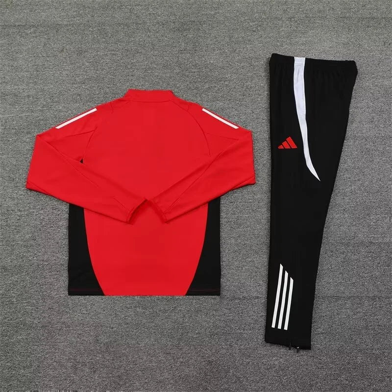 2024/2025 Manchester United Half-Pull Tracksuit Red