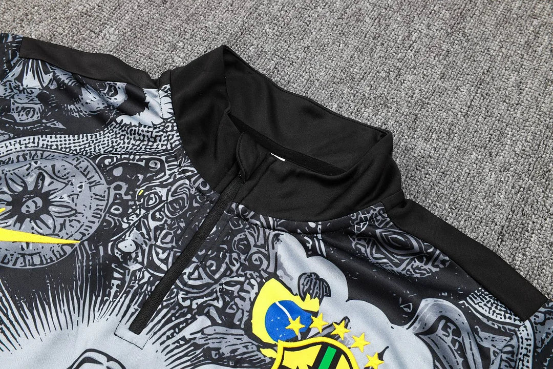 2024 Brazil Special Edition Goddess Half-Pull Tracksuit