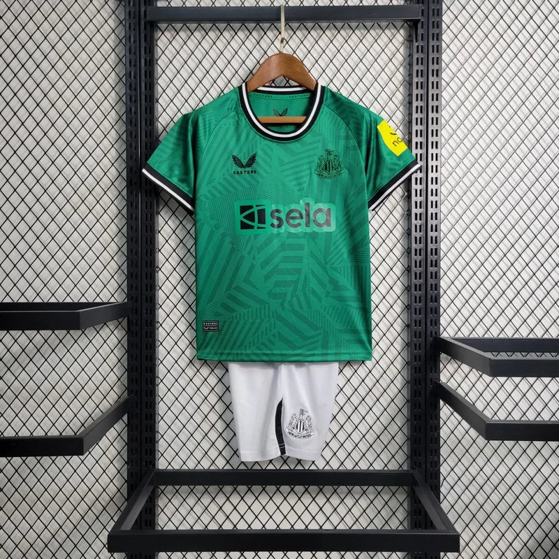 2023/2024 Newcastle United Auswärts-Fußballtrikot 1:1, Thai-Qualität, Kindergröße