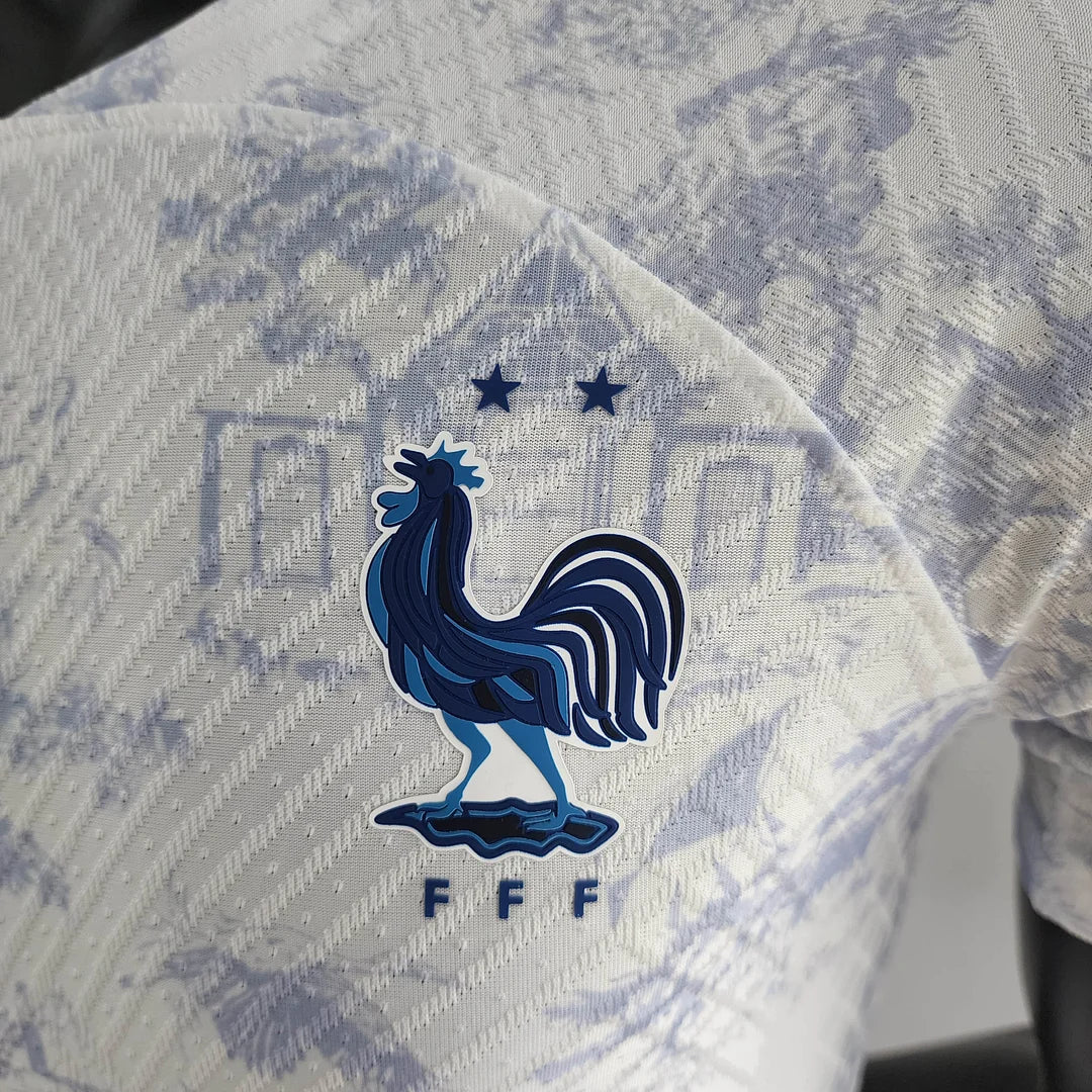 2022 FIFA World Cup France Away Football Shirt White - Player Version