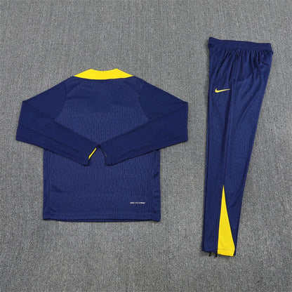 2025/2026 Atletico Madrid Blue Half-Pull Tracksuit