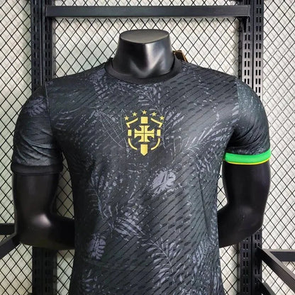 2023 Brazil Special Edition Black Soccer Jersey - Player Version