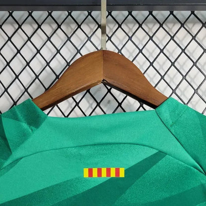 2023/2024 Kids Size Barcelona Green Goalkeeper Football Shirt 1:1 Thai Quality