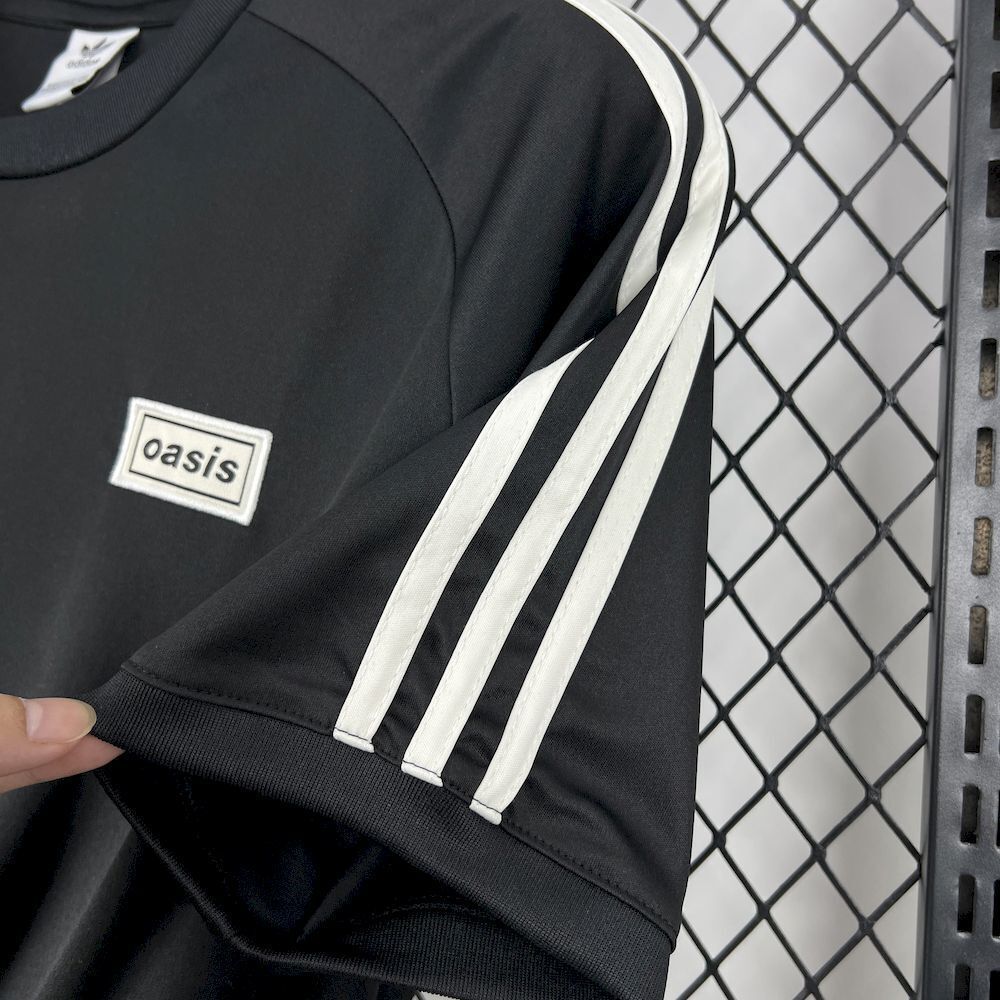 2025/26 Oasis Adidas Black Shirt Football