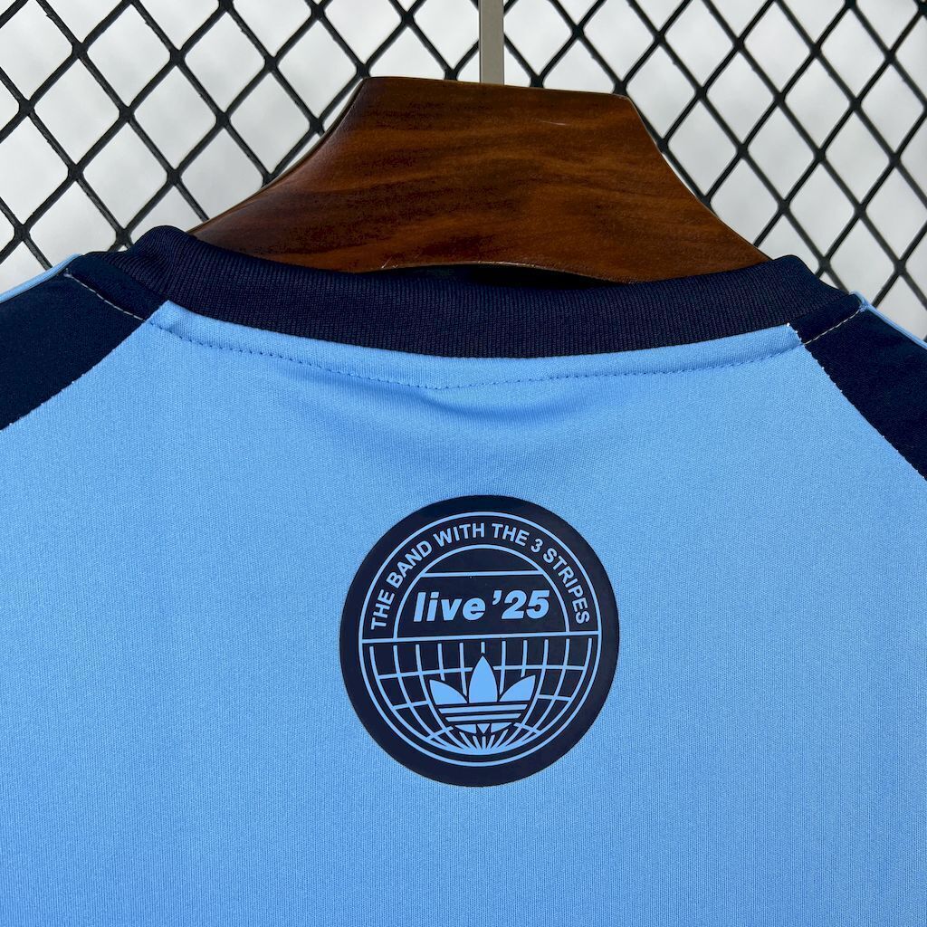 2025/26 Oasis Adidas Blue Shirt Football