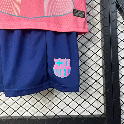 2025/2026 Kids Size Barcelona Special Edition Pink Football Shirt