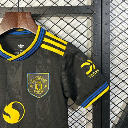 2025/2026 Manchester United Third Away Football Shirt Kids Size