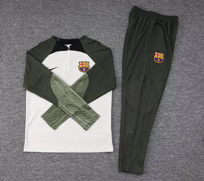 2023/2024 Barcelona Half-Pull Tracksuit Green 1:1 Thai Quality