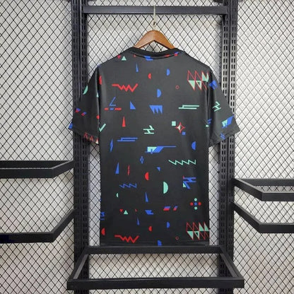 2024 Portugal Trainingskleidung Schwarzes Fußballtrikot 1:1 Thai-Qualität