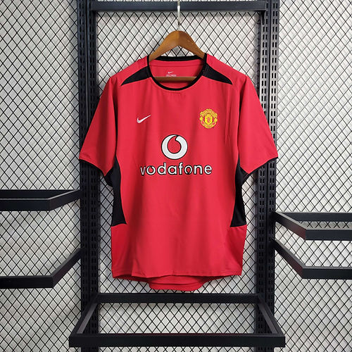 2002/2004 Retro Manchester United Home Football Shirt 1:1 Thai Quality