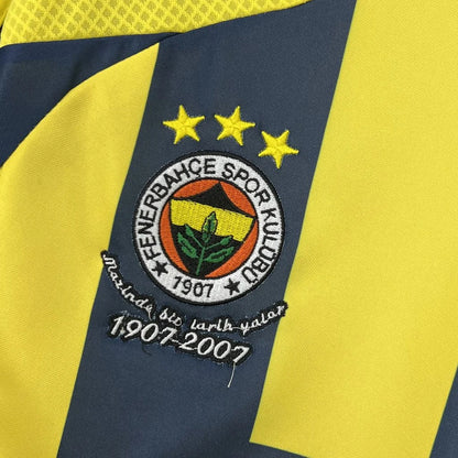 2007/2008 Retro Fenerbahce Home Football Shirt