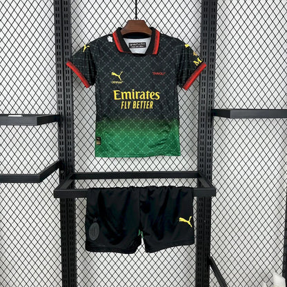 2024/2025 AC Milan x OFF-WHITE Football Shirt Kids Size