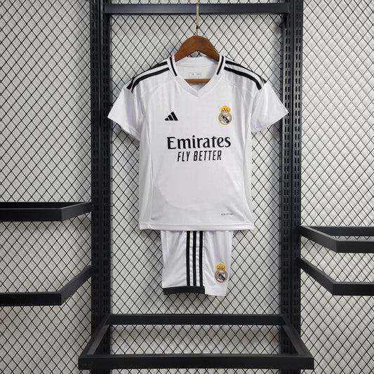 2024/2025 Real Madrid Home Football Shirt 1:1 Thai Quality Kids Size