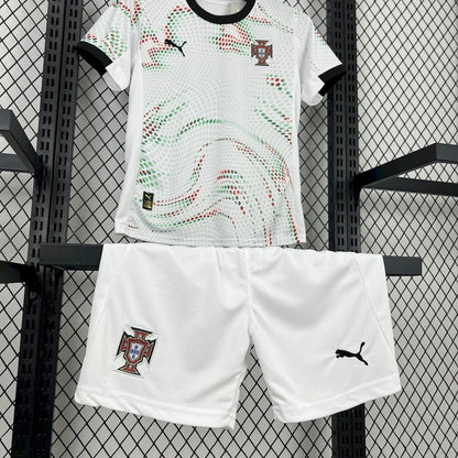 2025 Portugal Away Football Shirt Kids Size 1:1