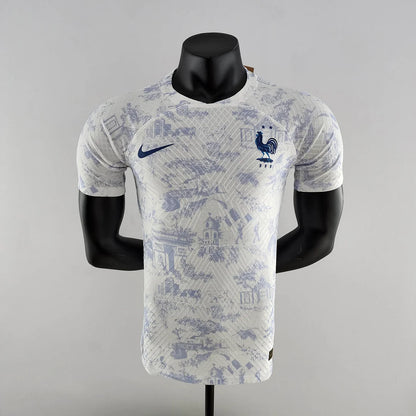 2022 FIFA World Cup France Away Football Shirt White - Player Version