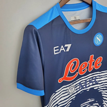 Napoli Soccer Commemorative Edition Blue Jersey 2021/2022 Retro 1:1 Thai Quality