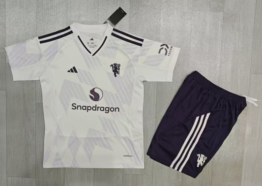 2025/2026 Manchester United Away Football Shirt Kids Size