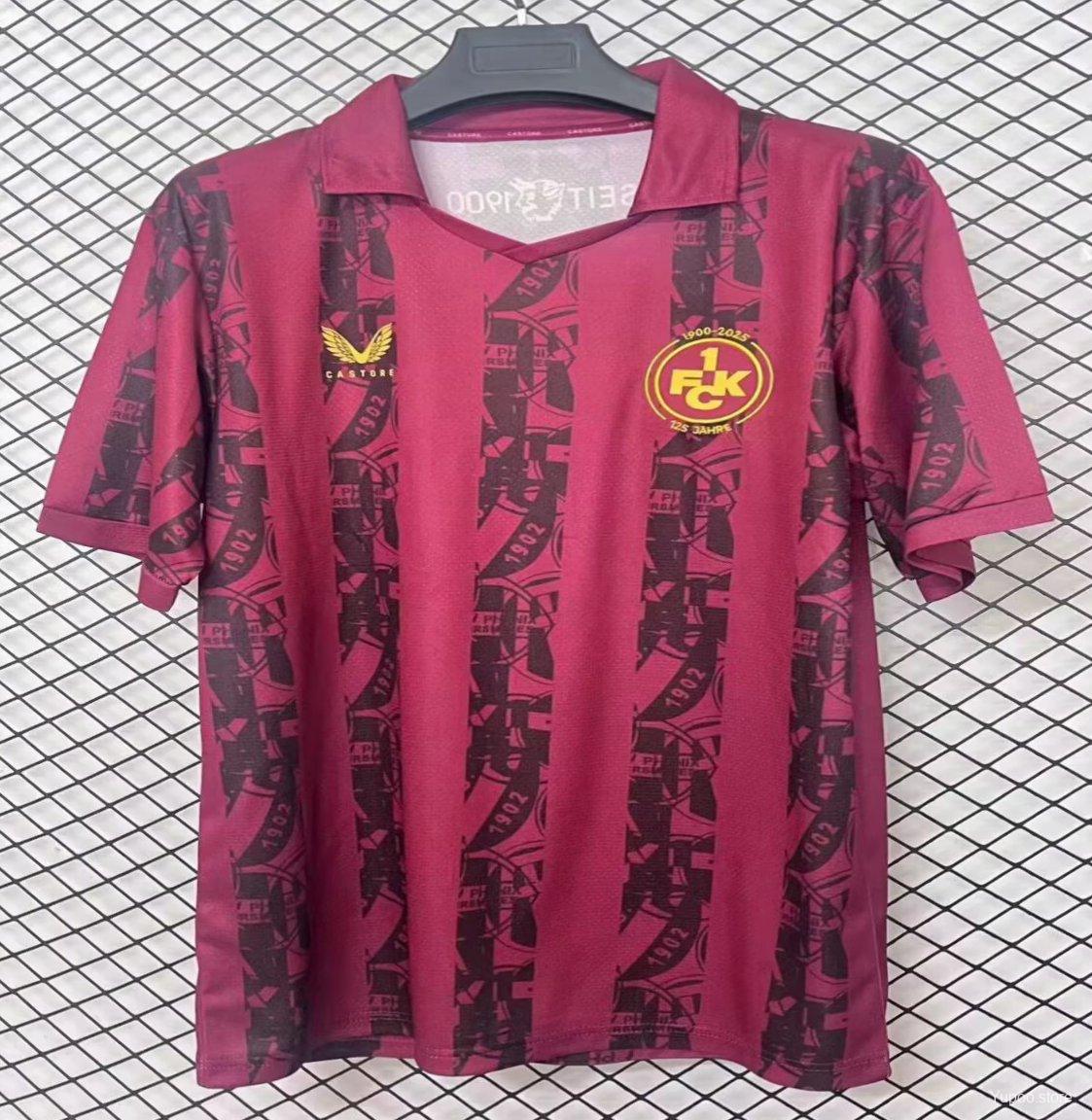 25/26 FC Kaiserslautern 125Th Anniversary Jersey