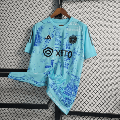 2023/2024 Inter Miami Training Wear blue Soccer Jersey 1:1 Thai Quality