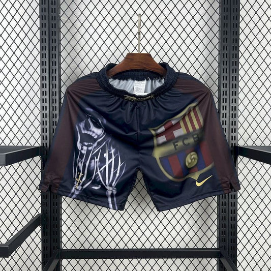 Barcelona x Travis Scott Retro 2000/01 Home Skeleton Shorts